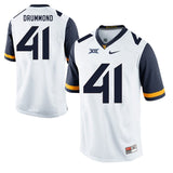 West Virginia Mountaineers DRUMMOND 41 White