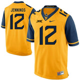 West Virginia Mountaineers Gary Jennings 12 Gold