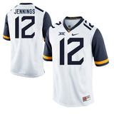 West Virginia Mountaineers Gary Jennings 12 White