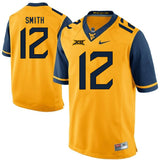 West Virginia Mountaineers Geno Smith 12 Gold