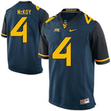West Virginia Mountaineers Kennedy McKoy 4 Blue