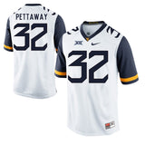 West Virginia Mountaineers Martell Pettaway 32 White