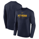 West Virginia Mountaineers Navy 2025 Courtside Basketball