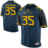 West Virginia Mountaineers Nick Kwiatkoski 35 Blue