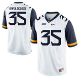 West Virginia Mountaineers Nick Kwiatkoski 35 White