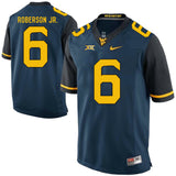 West Virginia Mountaineers Reggie Roberson Jr. 6 Blue