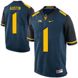 West Virginia Mountaineers Tavon Austin 1 Blue