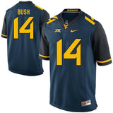 West Virginia Mountaineers Tevin Bush 14 Blue