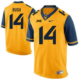 West Virginia Mountaineers Tevin Bush 14 Gold