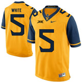 West Virginia Mountaineers WHITE 5 Gold