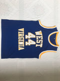 West Virginia Mountaineers #44 Jerry West 44 # High School Blue Jersey Style 2