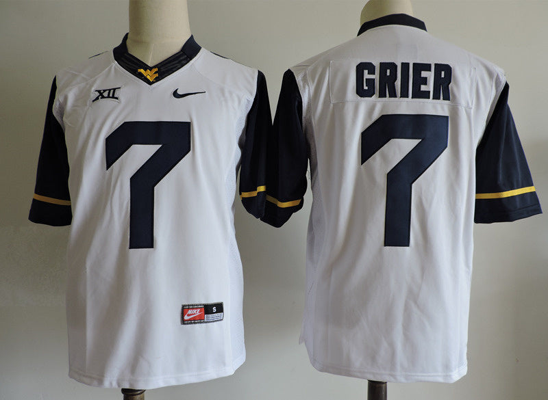 West Virginia Mountaineers #7 Will Grier Team Style 1