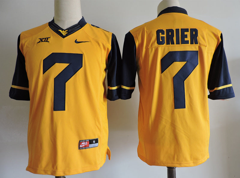 West Virginia Mountaineers #7 Will Grier Team Style 2