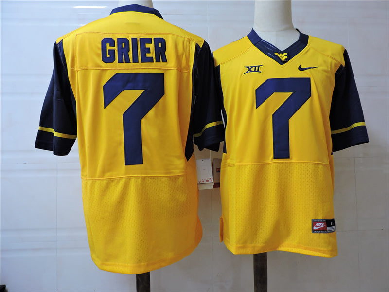 West Virginia Mountaineers #7 Will Grier Team Style 4