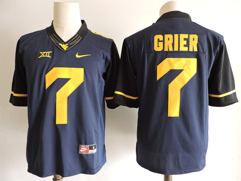 West Virginia Mountaineers #7 Will Grier Team Style 5