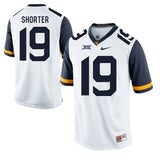 West Virginia Mountaineers shorter 19 White
