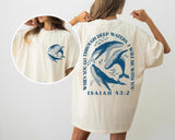Whale Shark Tshirt, Beachy Shirt, Shark Shirt, Jesus T-shirt, Beachy Tee, Beachy Tee, Summer T-shirt, Christian Ocean Shirts