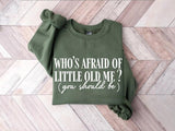Who's Afr.aid Of Lit.tle Old Me Shirt, Gift for Mama, Fan Outfit, New Album Shirt Breathable Casual Comfort Comfortable