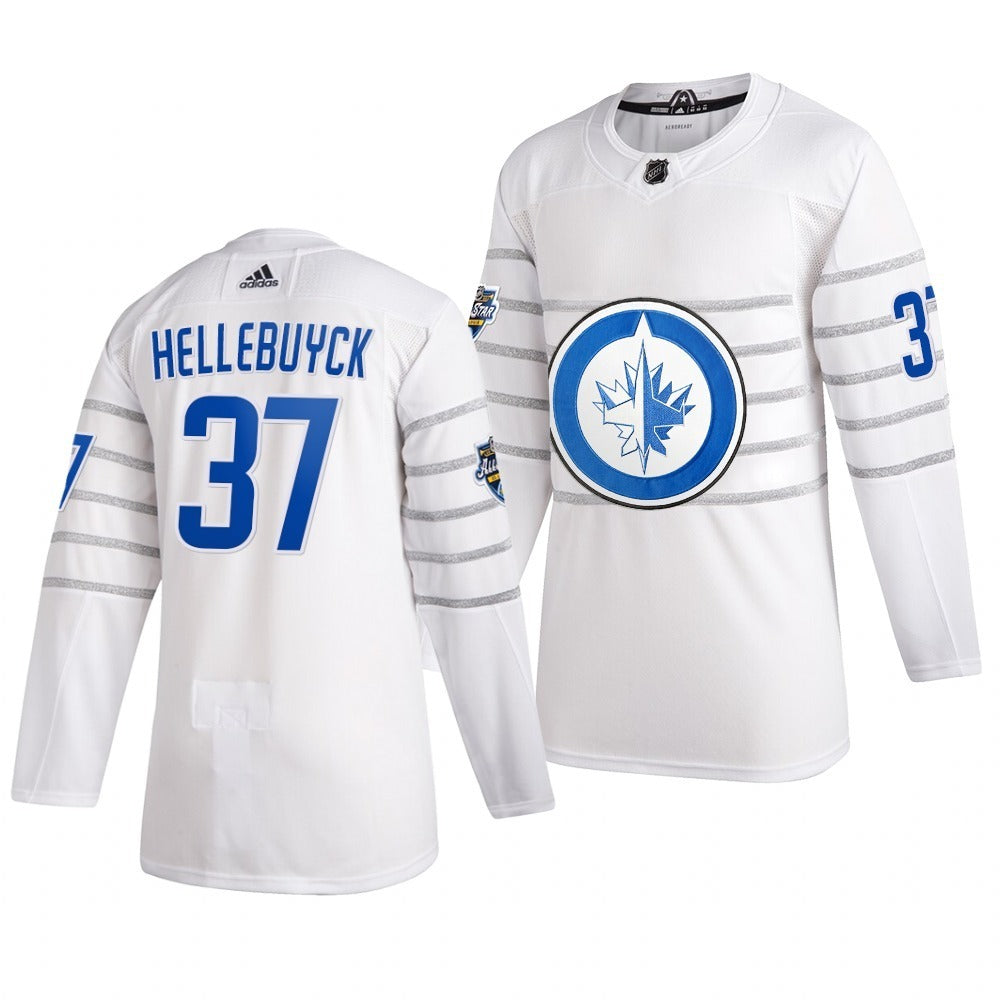 Winnipeg Jets #37 Connor Hellebuyck Style 1