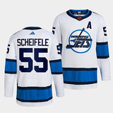 Winnipeg Jets #55 mark-scheifele-white-2022reverse-retro-2.0-authentic-primegreen-jersey Style 2