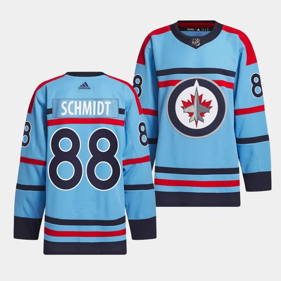 Winnipeg Jets #88 Nate Schmidt 2023-24 RCAF Centennial Light Blue Jersey