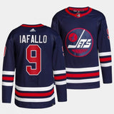 Winnipeg Jets #9 alex iafallo alternate authentic pro primegreen navy jersey