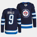 Winnipeg Jets #9 alex iafallo home authentic pro primegreen navy jersey