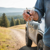 Wire Coiled Birdie Keychain For Him - Limited Edition