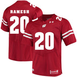 Wisconsin Badgers Austin Ramesh 20 Red
