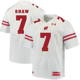 Wisconsin Badgers Bradrick Shaw 7 White