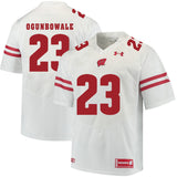 Wisconsin Badgers Dare Ogunbowale 23 White