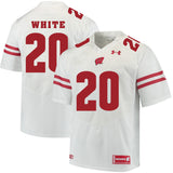 Wisconsin Badgers James White 20 White