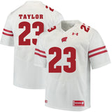 Wisconsin Badgers Jonathan Taylor 23 White