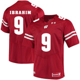 Wisconsin Badgers Rachid Ibrahim 9 Red