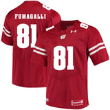 Wisconsin Badgers Troy Fumagalli 81 Red College Football Jersey