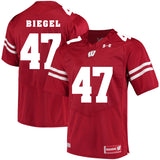 Wisconsin Badgers Vince Biegel 47 Red College Football Jersey