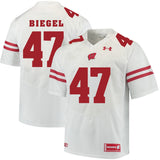 Wisconsin Badgers Vince Biegel 47 White College Football Jersey