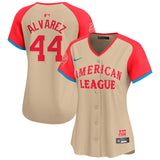 Women American League #44 Yordan Alvarez 2024 All-Star Game Limited Player Jersey - Cream