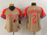 Women Baltimore Orioles #2 Gunnar Henderson Orioles 24 All-Star Women Style 1