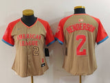 Women Baltimore Orioles #2 Gunnar Henderson Orioles 24 All-Star Women Style 5