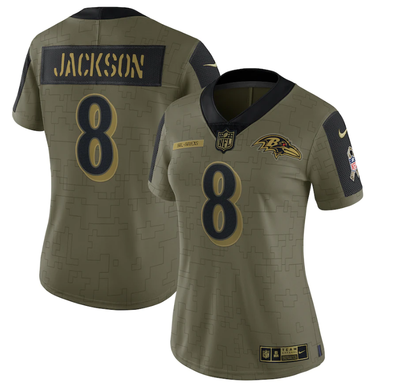 Women Baltimore Ravens #89 Mark Andrews 21 New Salute