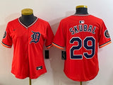 Women Detroit Tigers #29 Tarik Skubal Tigers Special V2 Women Youth