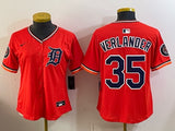 Women Detroit Tigers #35 Justin Verlandea Tigers Special V2 Women Youth