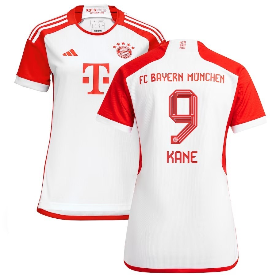 Women FC Bayern adidas Home Shirt 2023-24 - Harry Kane 9