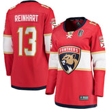 Women Florida Panthers #13 Sam Reinhart 2024 Stanley Cup Final Home Breakaway Player Jersey - Red