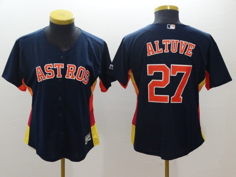 Women Houston Astros #27 Jose Altuve Style 3_1