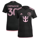 Women Inter Miami #30 Benjamin Cremaschi CF 2024 La Noche Jersey - Black