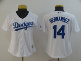Women Los Angeles Dodgers #14 Enrique Hernandez