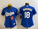 Women Los Angeles Dodgers #18 Yoshinobu Yamamoto Dodgers Edition Women Youth