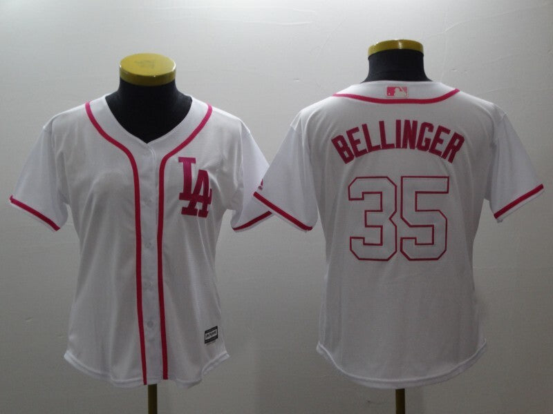 Women Los Angeles Dodgers #35 Cody Bellinger Style 1